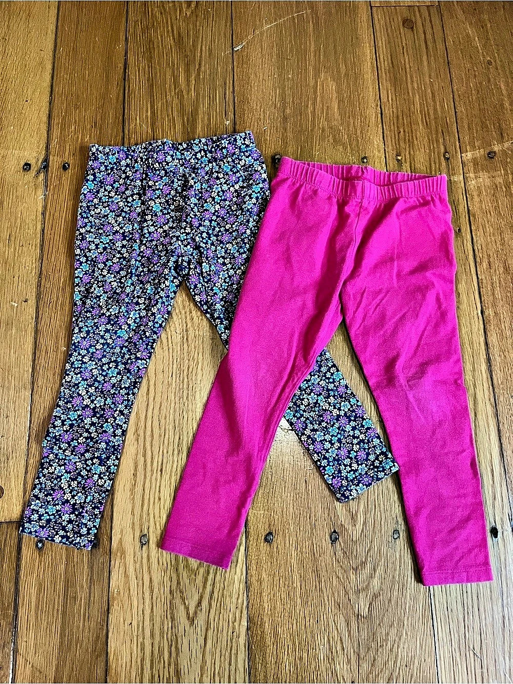 The Children's Place Girls Floral & Pink Leggings Set Size 5T